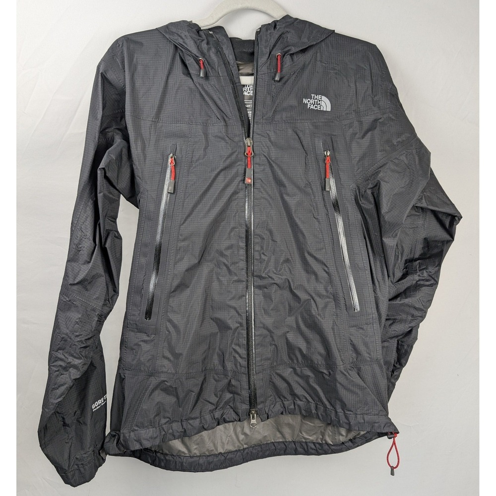 North Face Womens Summit Series Gore Tex Paclite Shell Rain Jacket Size M Black